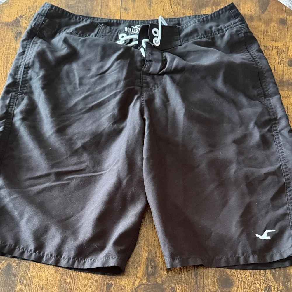 Hollister Men's Navy and Black Swim Shorts-2 pair